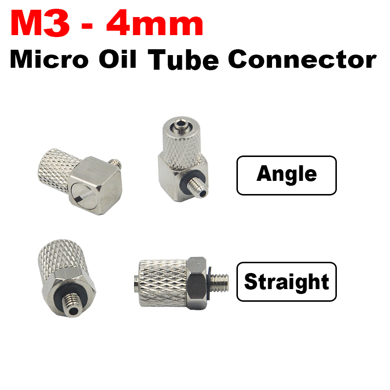 Model Kit Excavator - 4PCS M3-4mm Connector For Hydraulic Oil
