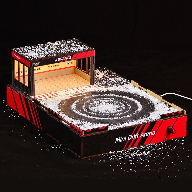 Model Kit Car - 1:64 Scale DIY Drift Track Diorama