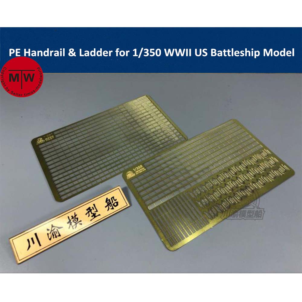 Photo Etch Brass - 1/350 Scale Photo-Etched PE Handrail &