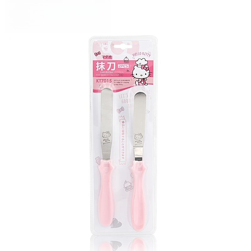 Model Kit Tools - Hello Kitty Inspired Offset Spatula Kawaii