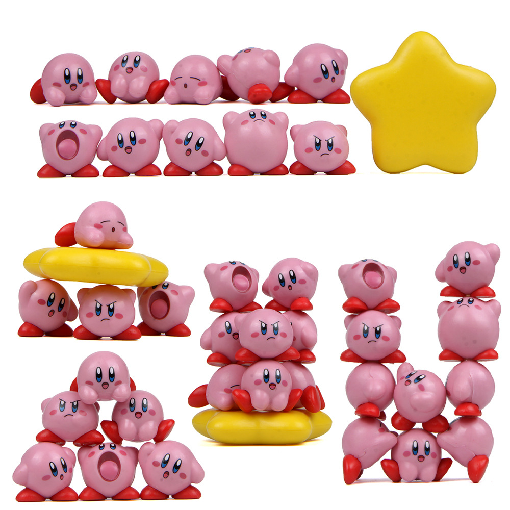 Model Kit Kirby - 11 Pcs/Set Mini Kirby Action Figures
