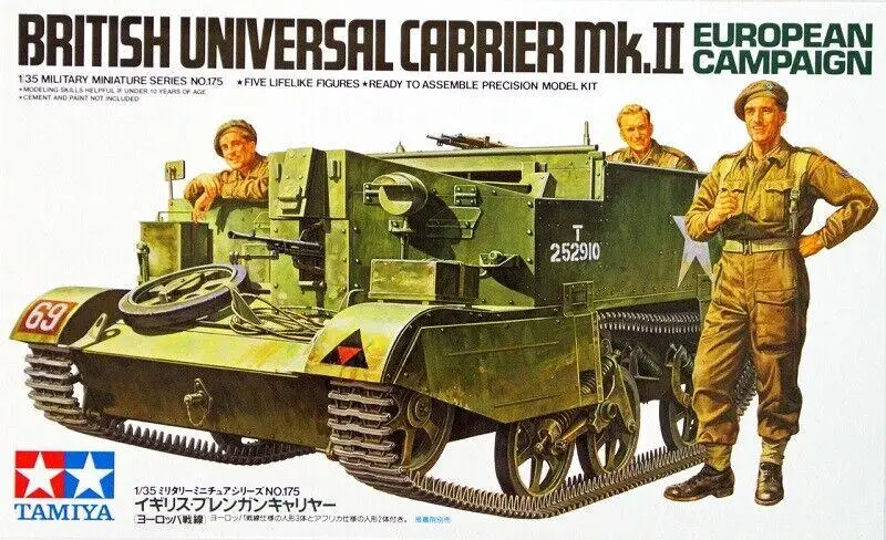 Model Kit History - Tamiya 35175 1/35 Model Kit British