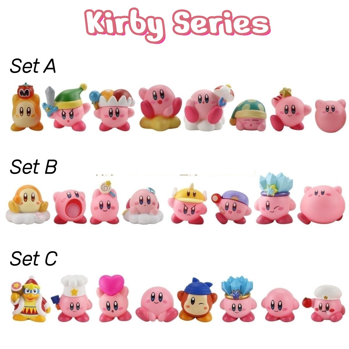 Model Kit Kirby - Kirby Friends Series Blind Box Figures