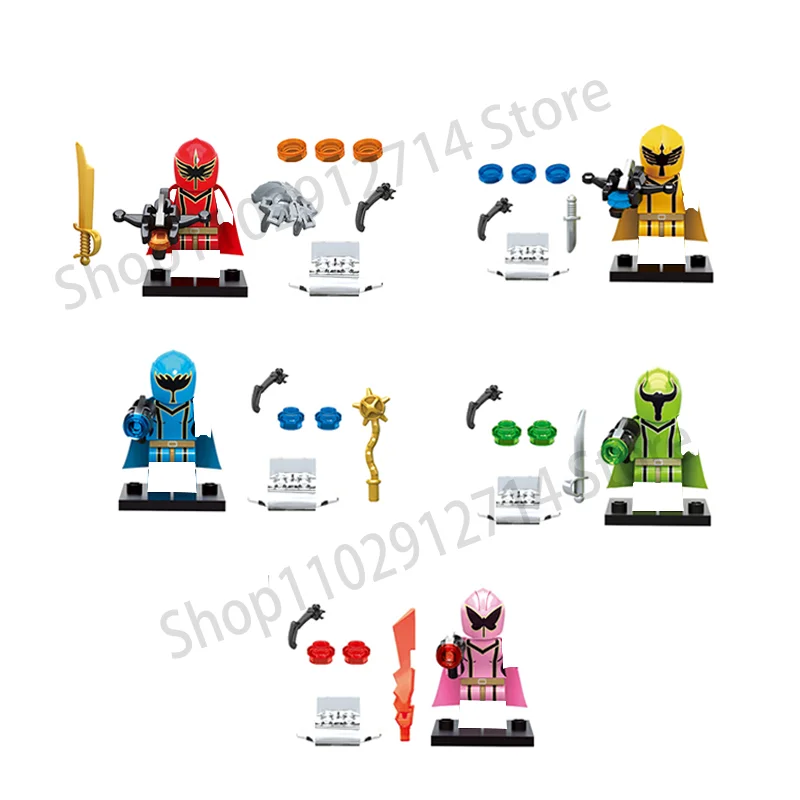 5Pcs/Set Power  Anime Rangers  - Model Kit Power Rangers review and price