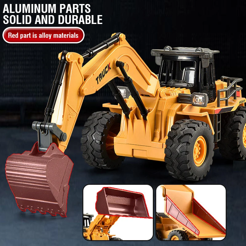 2.4G Alloy Remote Control Exca - Model Kit Excavator review and price