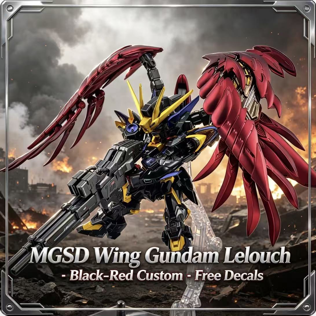 MGSD Wing Lelouch Color Scheme - Gundam Model Mg review and price