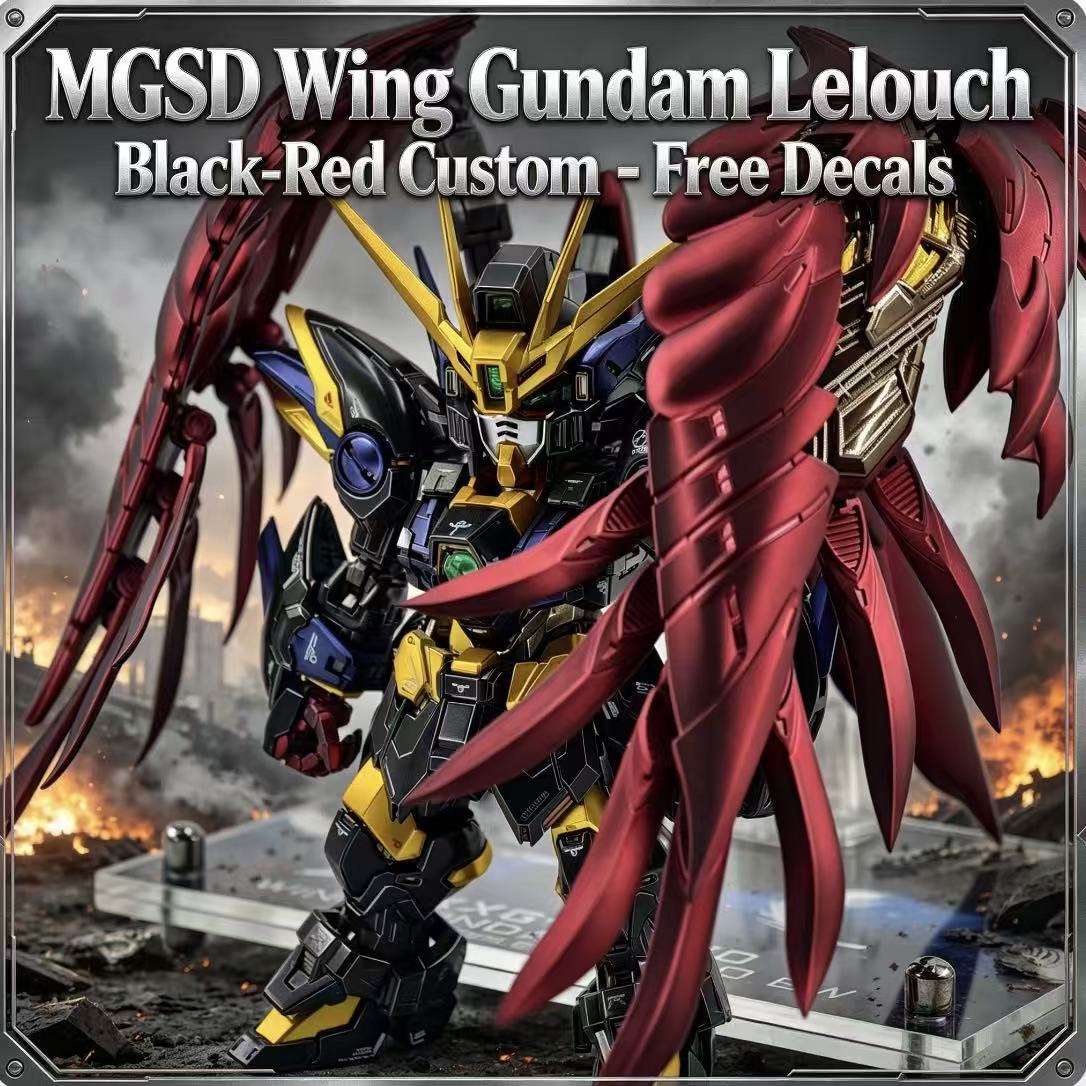MGSD Wing Lelouch Color Scheme - Gundam Model Mg review and price