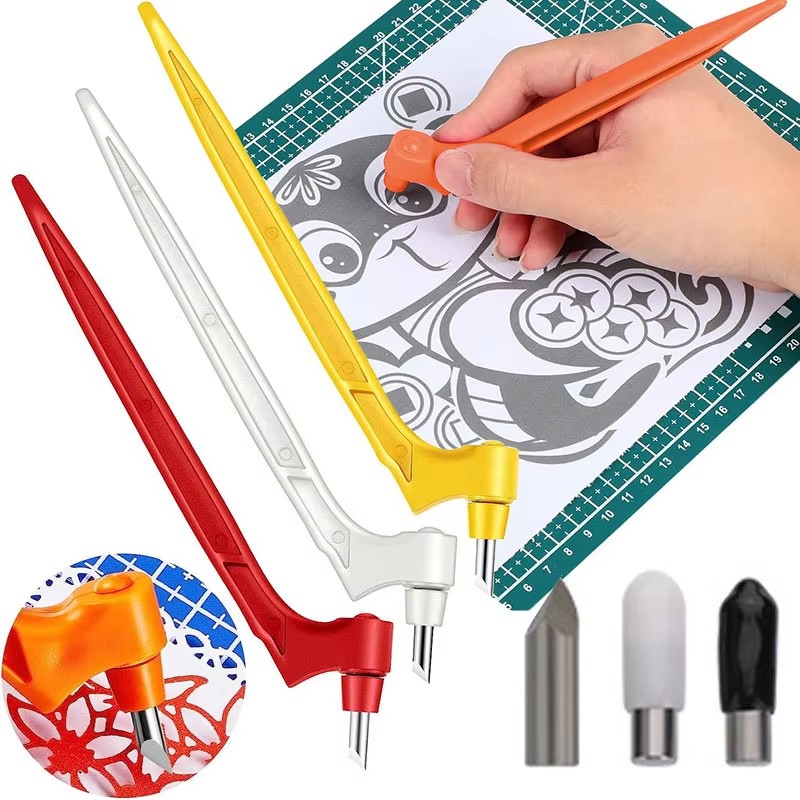 1/2/4/6set 360˚ Rotating Paper - Hobby Knife Blade review and price