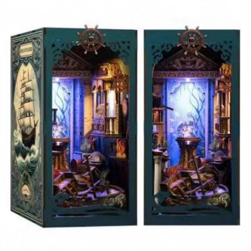3D Wooden DIY Bookend Puzzle H - Model Kit History review and price