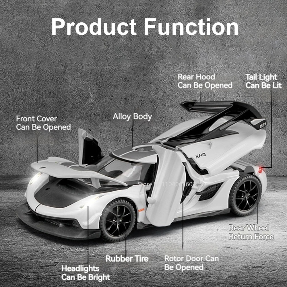 Scale 1:32 KNSG Jesko Car Mode - Model Kit Ferrari review and price