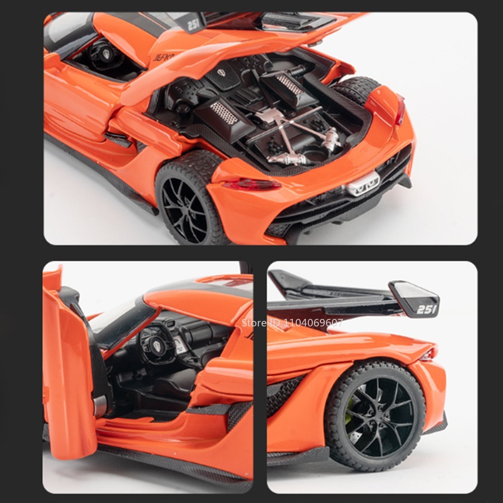 Scale 1:32 KNSG Jesko Car Mode - Model Kit Ferrari review and price