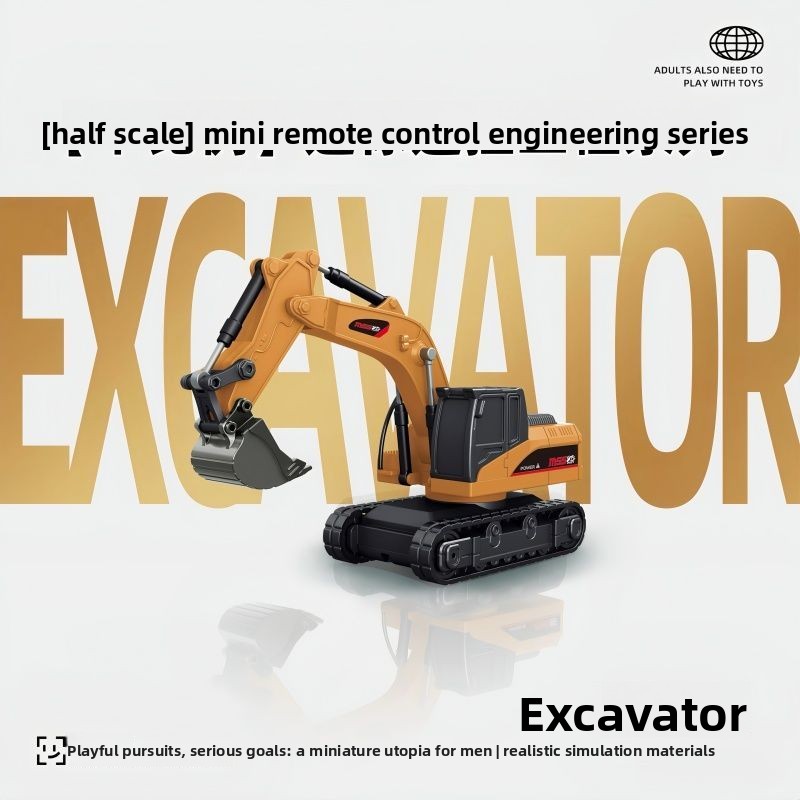 1:64 Metal RC Engineering Car  - Model Kit Excavator review and price