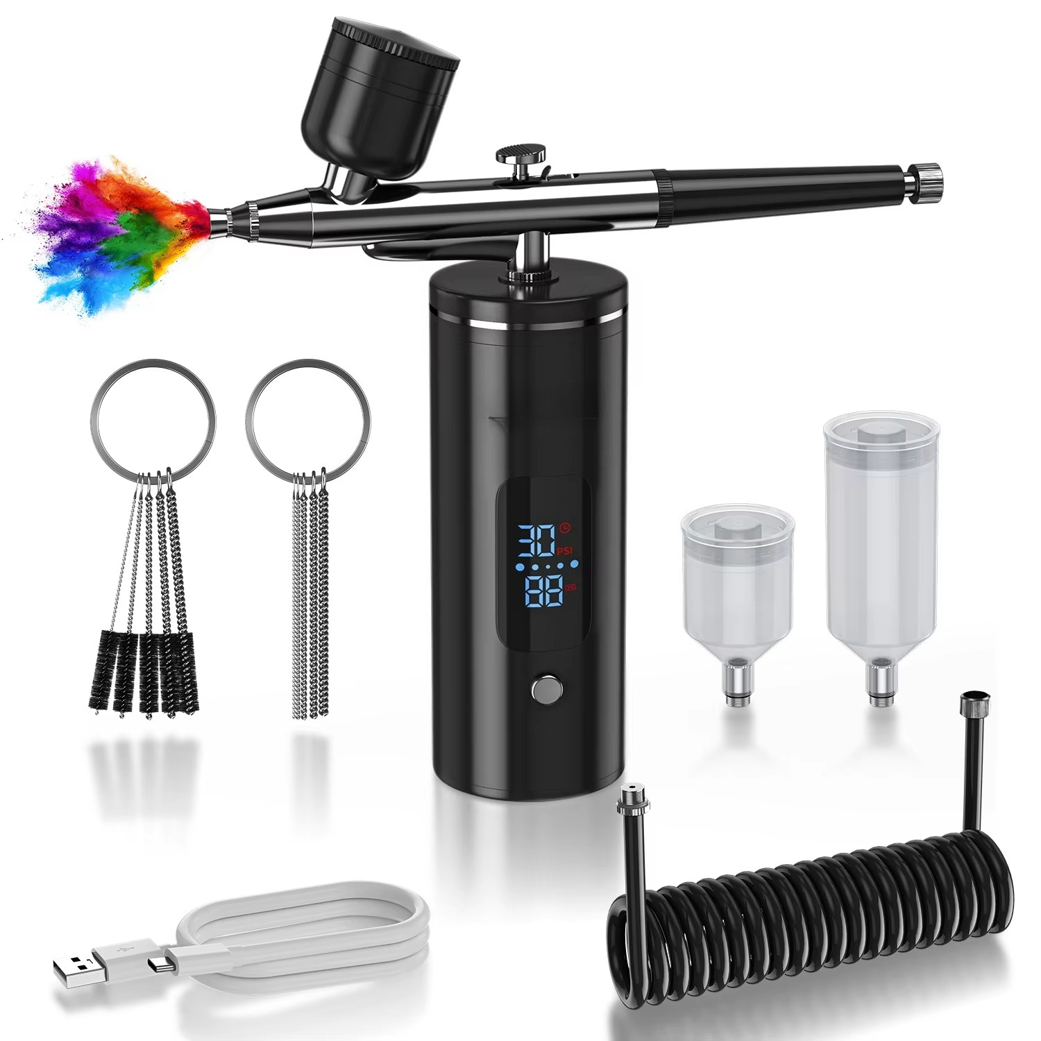 Rechargeable Cordless Airbrush - Airbrush Compressor Kit review and price