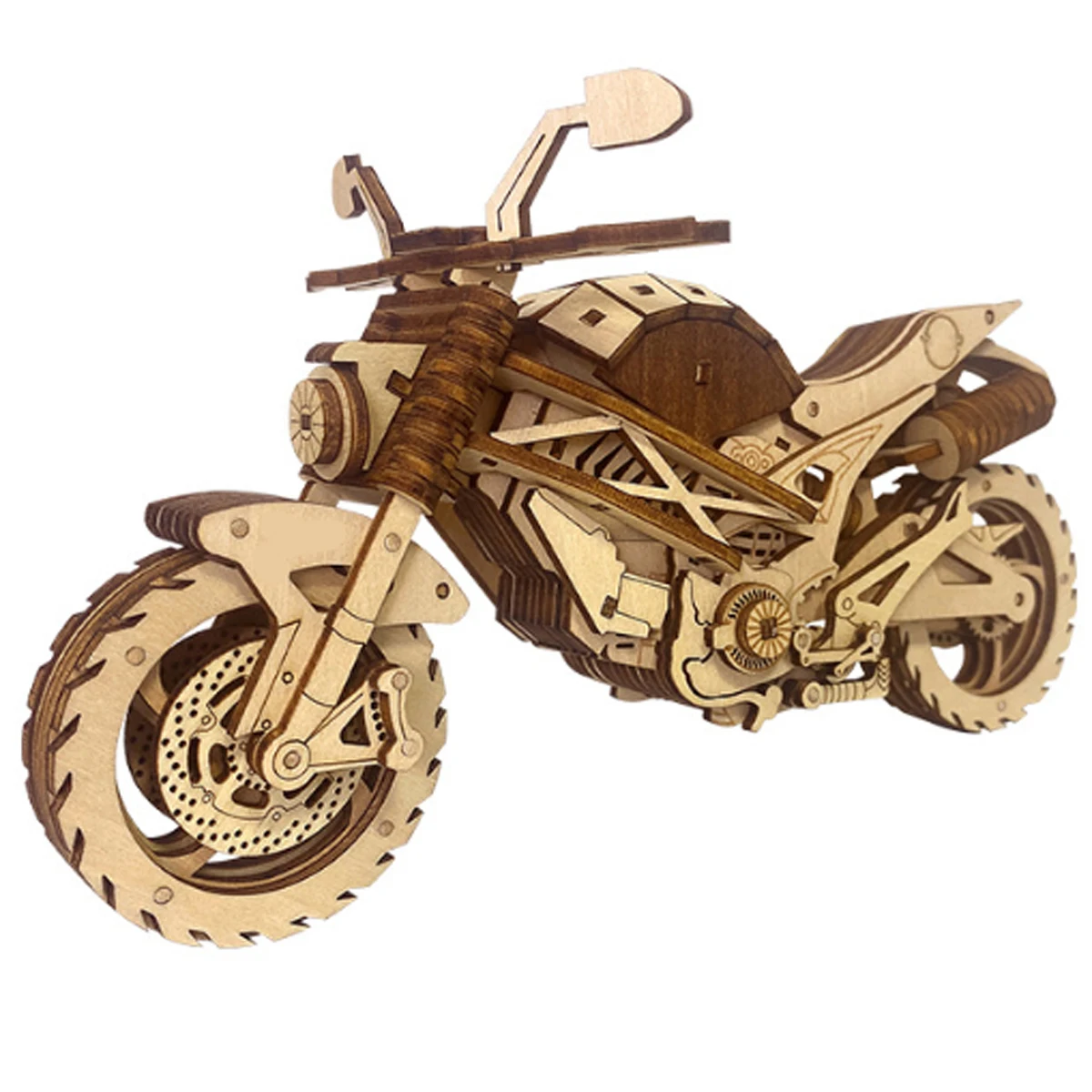 Motorcycle 3D Car Wooden Puzzl - Model Kit History review and price