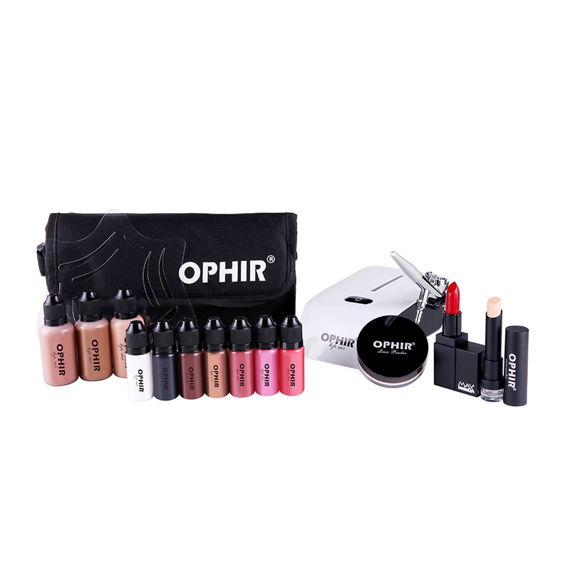 OPHIR Pro Makeup Set 0.3mm Air - Airbrush Compressor Kit review and price