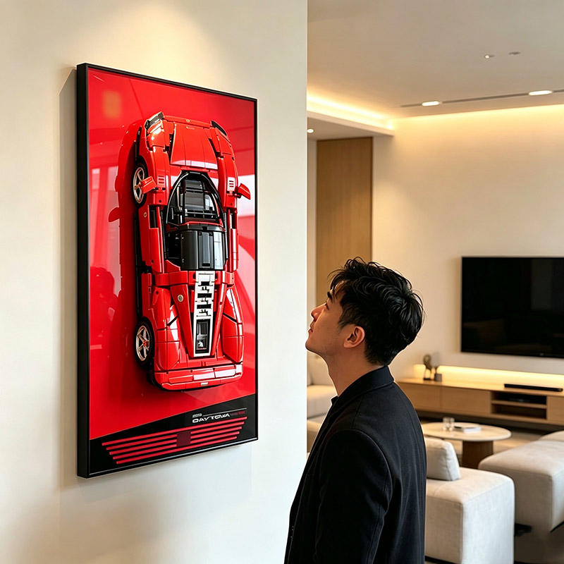 Wall‑Mount Frame Background Di - Model Kit Ferrari review and price