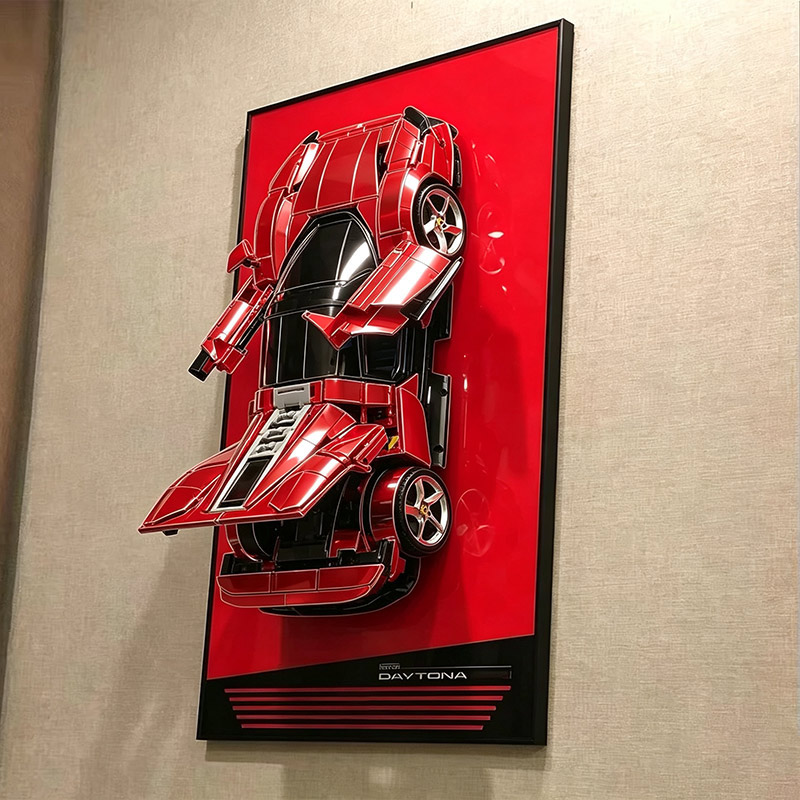 Wall‑Mount Frame Background Di - Model Kit Ferrari review and price