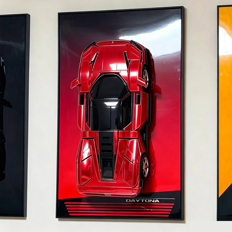 Wall‑Mount Frame Background Di - Model Kit Ferrari review and price