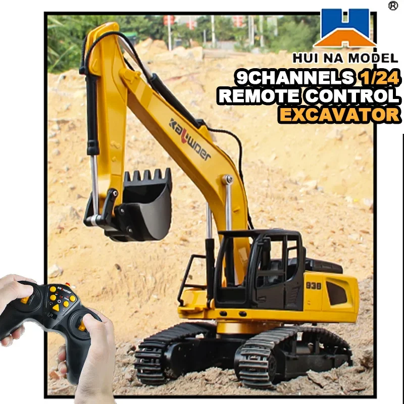 Huina Rc Excavator 1/24 9Ch Re - Model Kit Excavator review and price