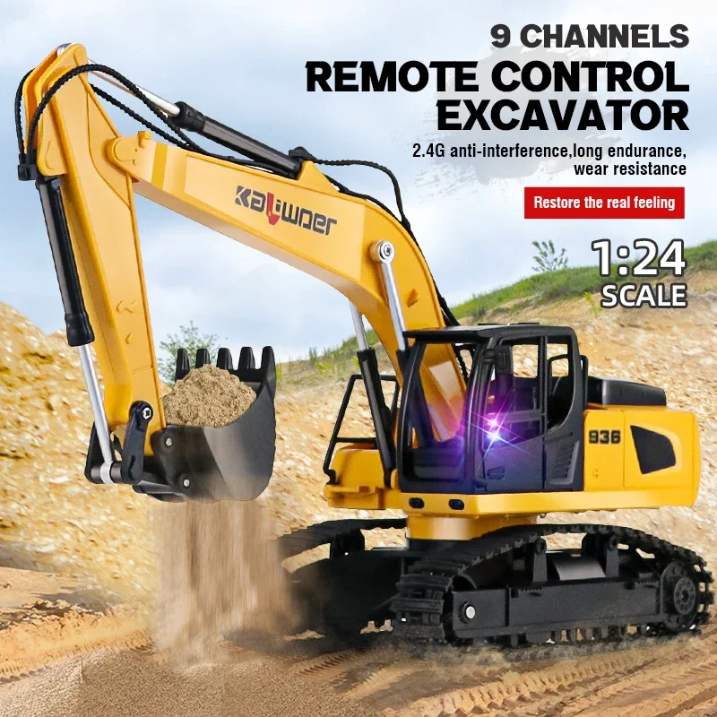 Huina Rc Excavator 1/24 9Ch Re - Model Kit Excavator review and price