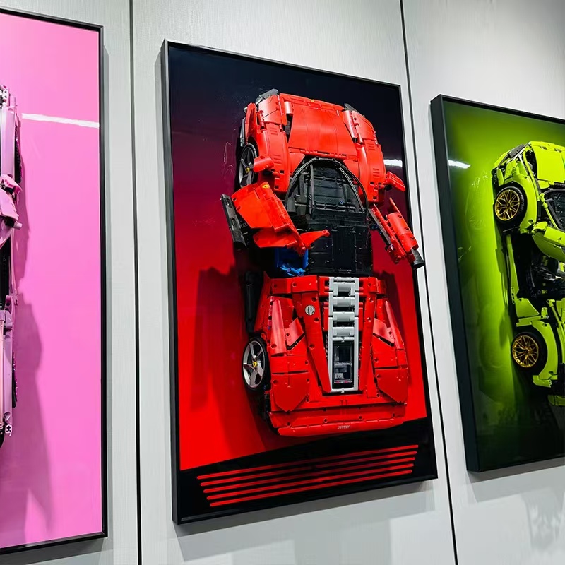 Only Display Wallboard Wall su - Model Kit Ferrari review and price