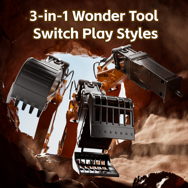 RC Excavator 14 Channel 3 IN 1 - Model Kit Excavator review and price