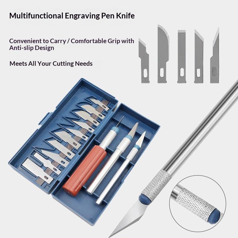 13-Piece Multi-Function Cutter - Hobby Knife Blade review and price