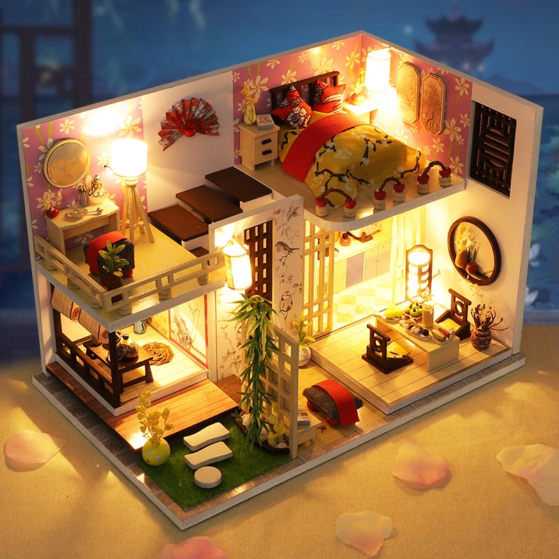 DIY Japanese Style Loft Villa  - Model Kit Instructions review and price