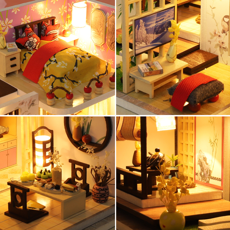 DIY Japanese Style Loft Villa  - Model Kit Instructions review and price