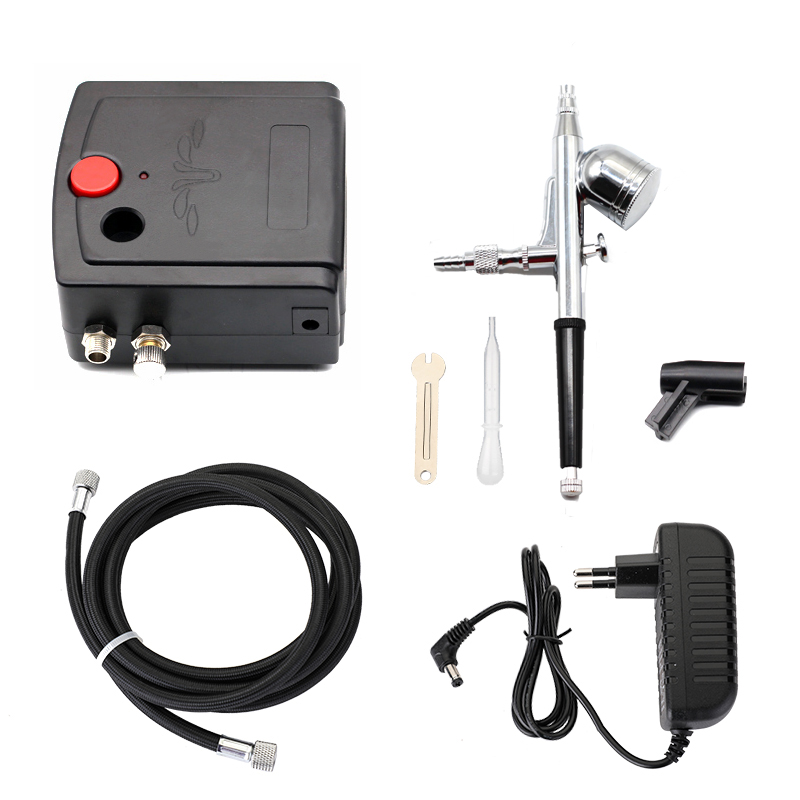 Dual-Action Spray Gun Airbrush - Airbrush Compressor Kit review and price