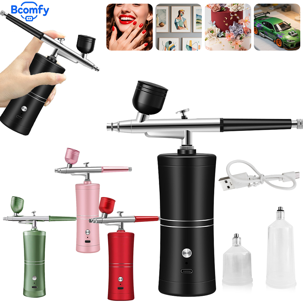 Airbrush Nail with Compressor  - Airbrush Compressor Kit review and price