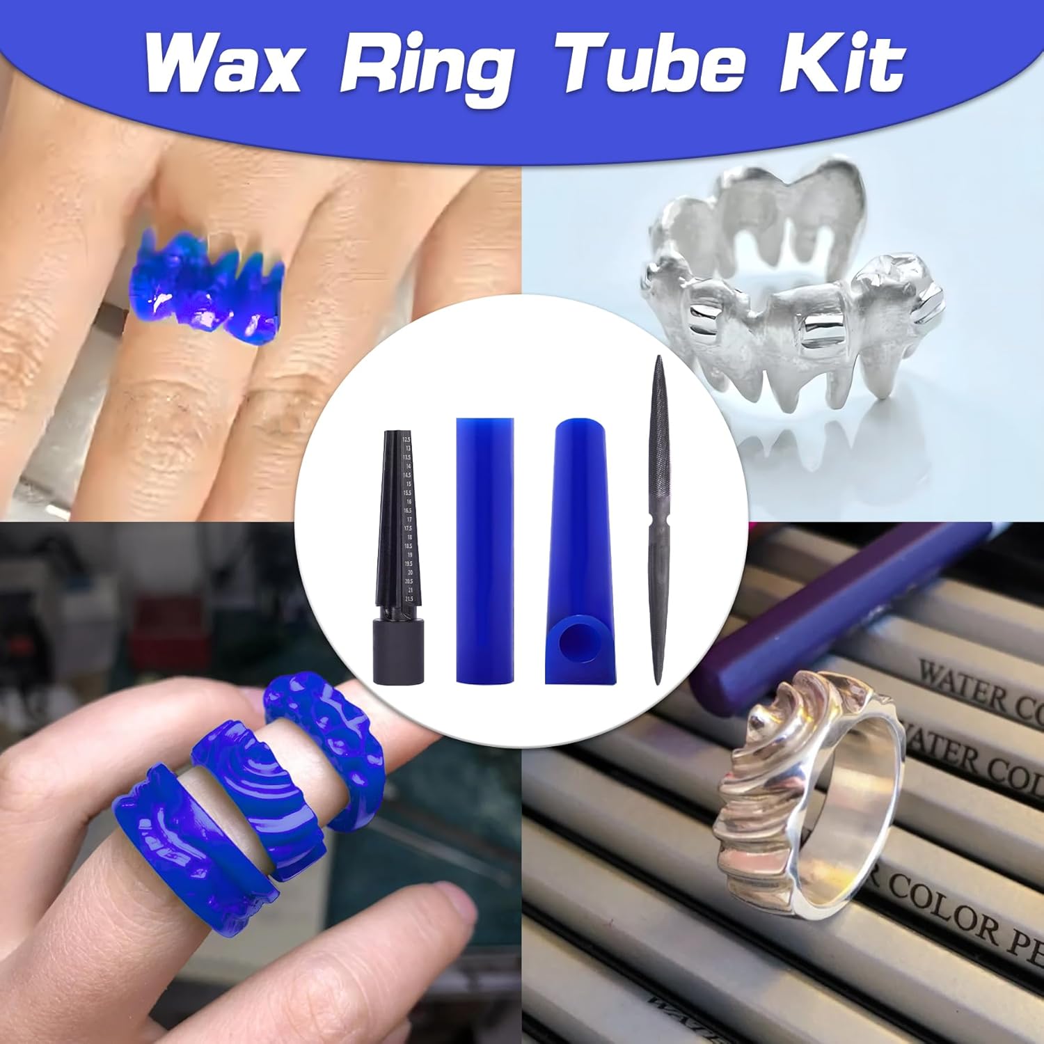 4Pcs/Set Professional Wax Ring - Youtube Model Kit review and price