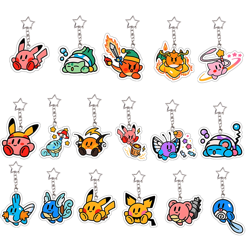 6 Set Charmander Acrylic Keych - Model Kit Kirby review and price