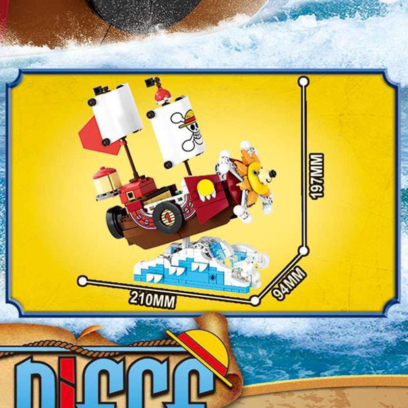 4in1 One Piece THOUSAND SUNNY  - Model Kit One Piece Ship review and price