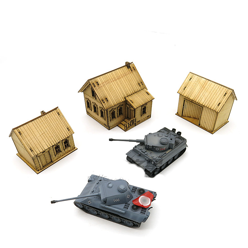 1/72 Wooden Assembly House Eur - Model Kit Instructions review and price
