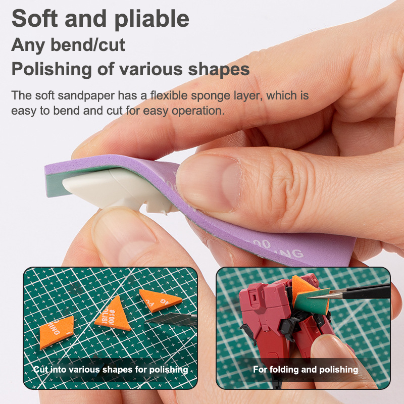 9Pcs/set 400~1200 Semi-rigid S - Model Kit Tools review and price