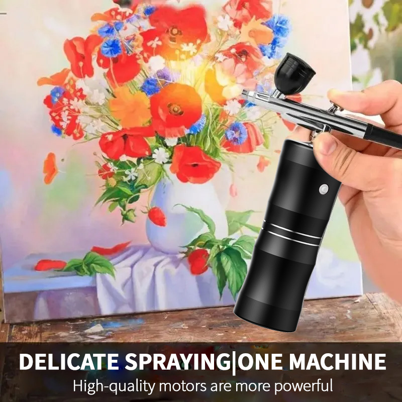 Oxygen Spray Mini Air Compress - Airbrush Compressor Kit review and price